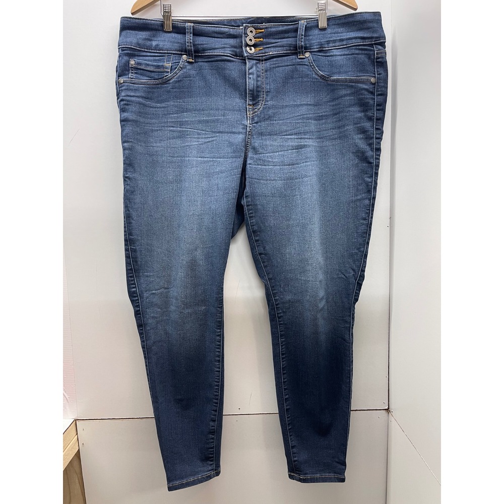 Torrid Denim First At Fit Jeggings Dark Wash‎ Skinny Jeans 20R 0632014